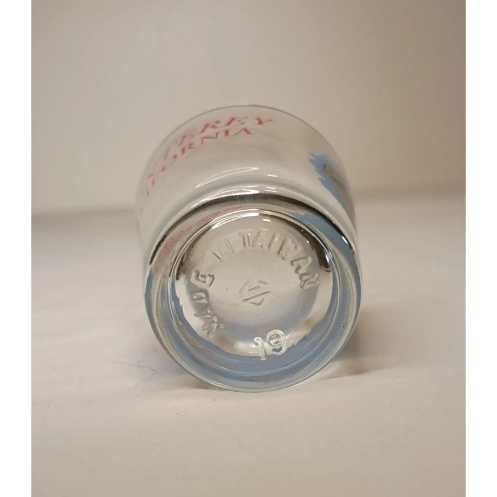 Monterey California Shot Glass Made‎ in Taiwan Souvenir Seals Sea Lions